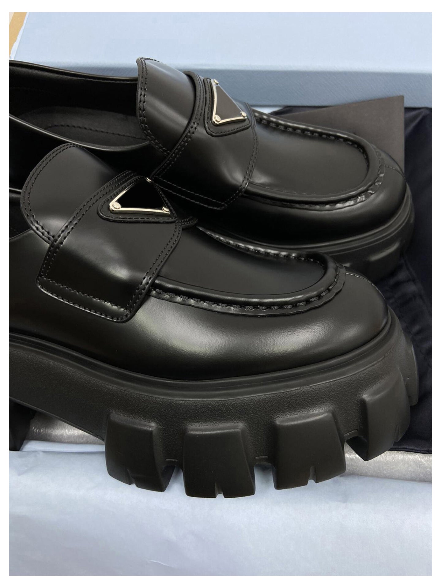 hick-soled gear loafers for women